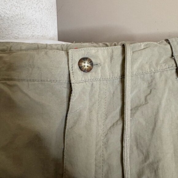 The North Face Pants Mens XL Khaki Convertible Cargo Shorts Belted Hiking - Picture 3 of 4